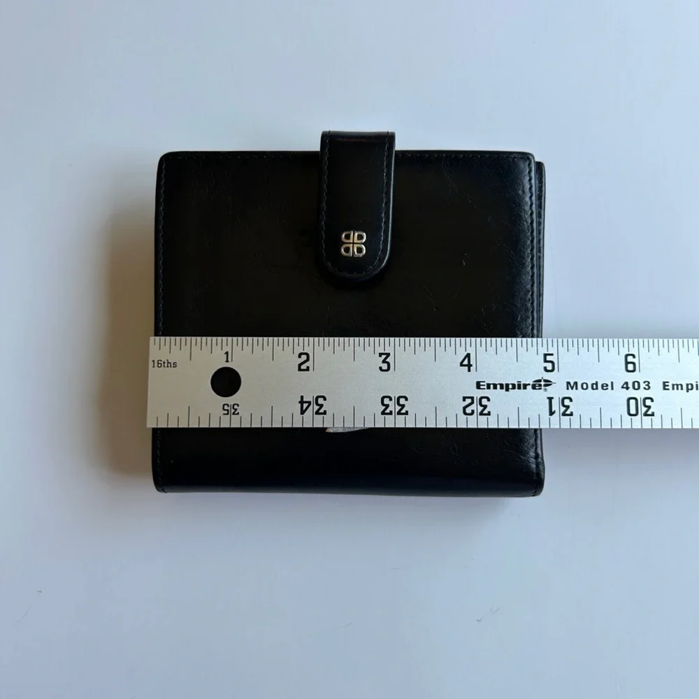 Bosca Black Leather Key‎ Card Holder Accessory